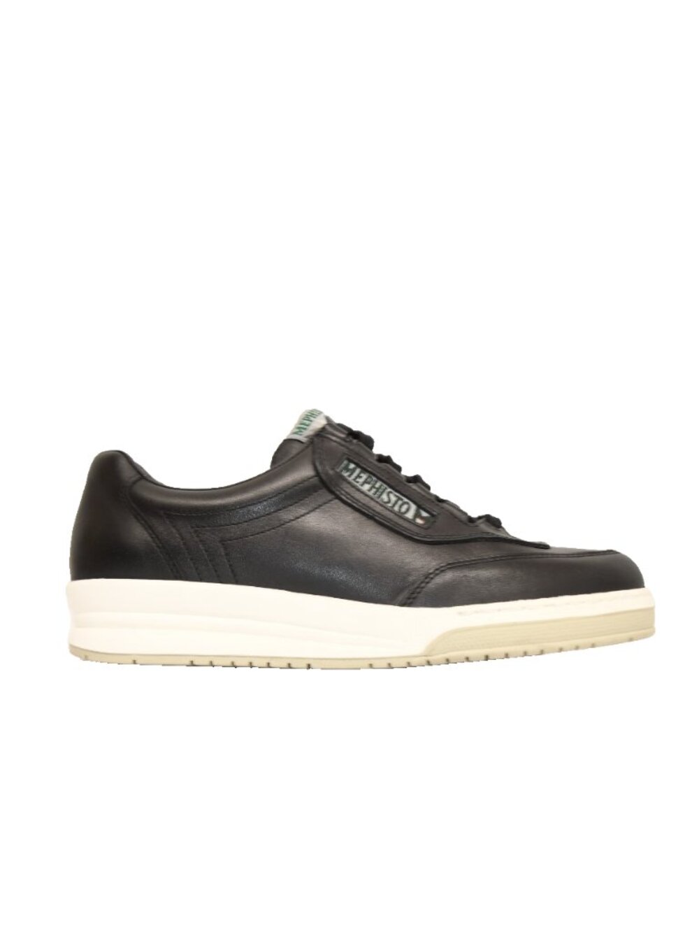 New! Mephisto Match Sneakers Walking Shoe Size 7.5 US Black DD559